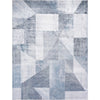 Charcoal, Ivory, Brown, Dark Blue, Rust, Mustard / 2' x 2'11"