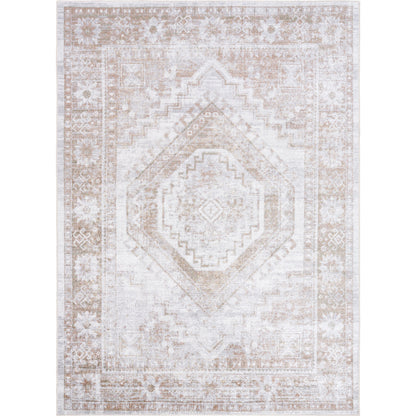 Lillian Rug - 532106 by Livabliss in charcoal, ivory, brown, mustard, olive. Made from polyester in a unique style.