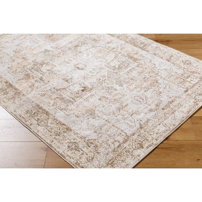 Lillian Rug - 33865 by Livabliss in dark brown, light brown, brown. Made from polyester in a unique style.