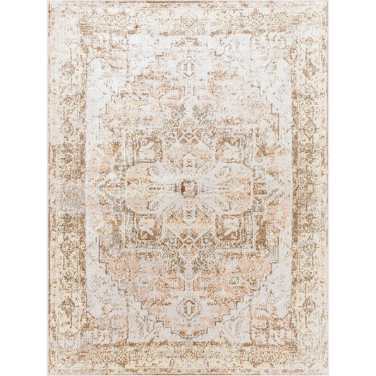 Lillian Rug - 33865 by Livabliss in light silver, ash, warm grey, pearl, prairie dust, beige. Made from polyester in a unique style.