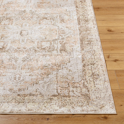Lillian Rug - 33865 by Livabliss in light silver, ash, warm grey, pearl, prairie dust, beige. Made from polyester in a unique style.