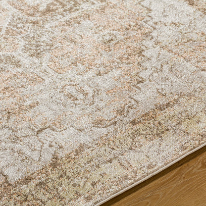 Lillian Rug - 33865 by Livabliss in light silver, ash, warm grey, pearl, prairie dust, beige. Made from polyester in a unique style.