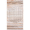 Brown, Dark Brown, Light Brown / 2' x 2'11"