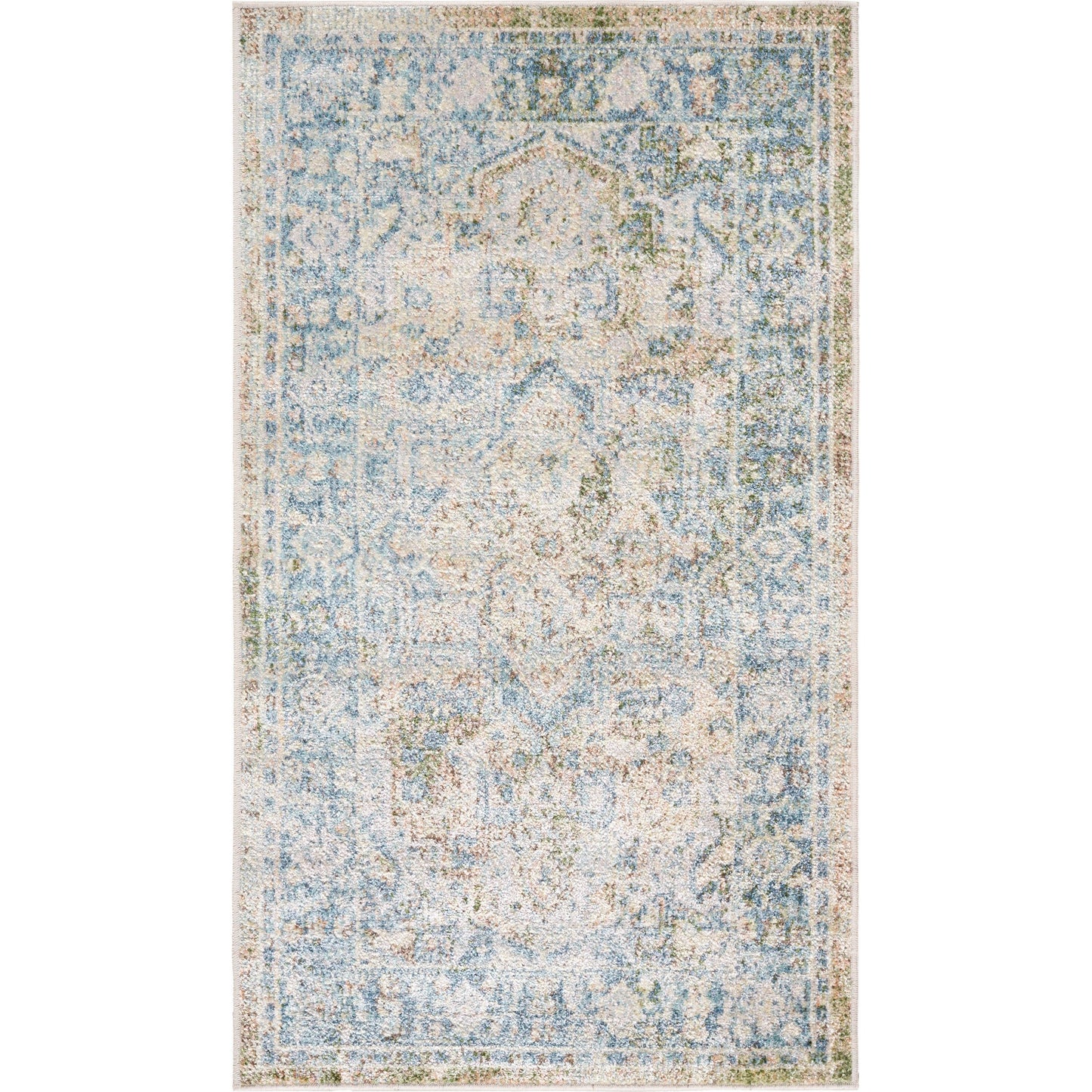 000 SI-2167439,SI-2167444,SI-2167446 | Primary Silo | Lillian LLL-2365 Rug by Livabliss in dark green, light brown, dark blue, olive. Made from polyester in a unique style.