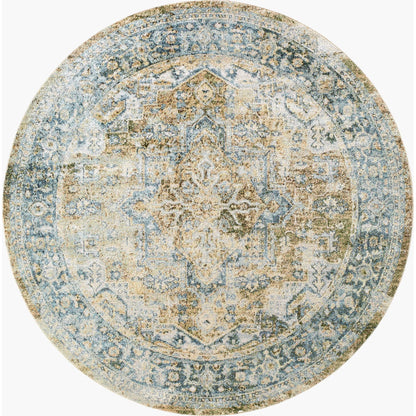 Lillian Rug - 33196 by Livabliss in silver, pearl, metallic - silver, desert sand, slate blue. Made from polyester in a unique style.
