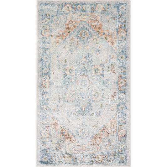 Lillian Rug - 9180 by Livabliss in light silver, silver, slate, metallic - silver, desert sand. Made from polyester in a unique style.