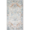 Dark Green, Light Brown, Brown, Dark Blue, Dark Brown / 2' x 2'11"