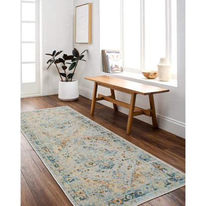 Lillian Rug - 9180 by Livabliss in light silver, silver, slate, metallic - silver, desert sand. Made from polyester in a unique style.