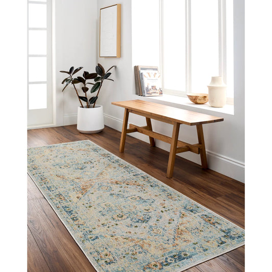 Lillian Rug - 9180 by Livabliss in light silver, silver, slate, metallic - silver, desert sand. Made from polyester in a unique style.
