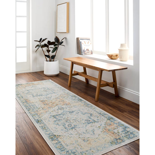 Lillian Rug - 16236 by Livabliss in light silver, slate, metallic - silver. Made from polyester in a unique style.