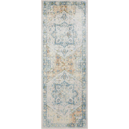 Lillian Rug - 16236 by Livabliss in light silver, slate, metallic - silver. Made from polyester in a unique style.