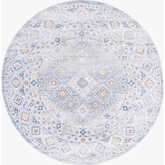 Lillian Rug - 532193 by Livabliss in charcoal, ivory, brown, dark blue, rust, mustard. Made from polyester in a unique style.