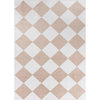 Off-White, Dark Brown / 2' x 2'11"