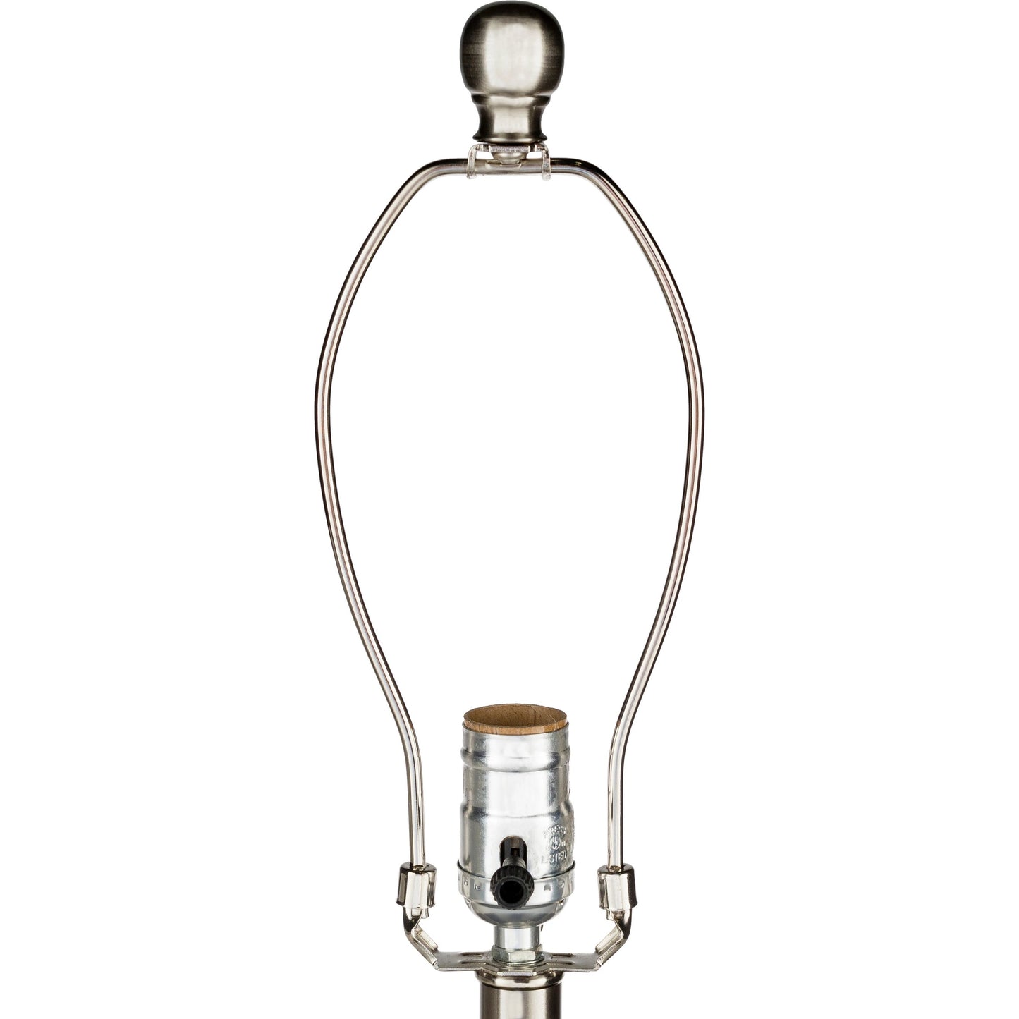 010 S-347321 | Closeup | Wells - 22317 by Surya in light gray, translucent, metallic nickel, white and light gray. Made from linen, concrete, metal in a modern style.