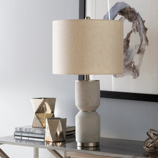 Wells - 22317 by Surya. Made from linen, concrete, metal in a modern style.