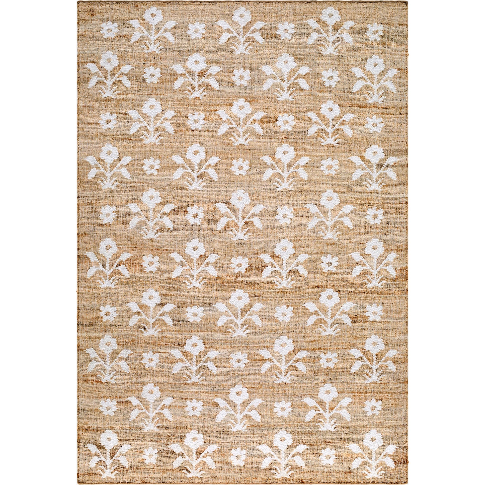 Strawblossom LLSB-2300 Rug by Lauren Liess x Livabliss in beige, ivory, sandstone. Made from jute, wool in a unique style.