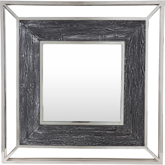 Allure Mirror - 19841 by Surya in silver. Made from unique in a modern style.