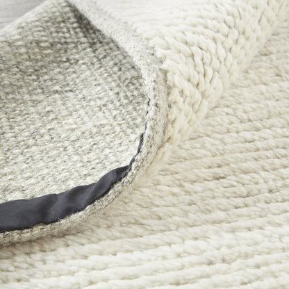 Alford Solid Rug - 6922F by Feizy in ivory, tan. Made from wool in a unique style.