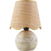 Lomba Accent Table Lamp 556548 by Livabliss in painted. Made from resin, linen, plastic in a rustic style.