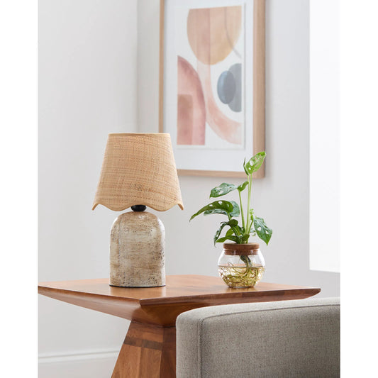 Lomba Accent Table Lamp 556555 by Livabliss in painted. Made from resin, linen, plastic in a unique style.