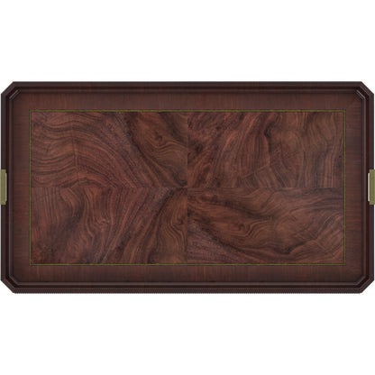 Revival Rectangular Cocktail Table by A.R.T. Furniture in brown and napa mahogany. Made from rubberwood solids, quarter mahogany veneer, resin, metal in a traditional style.