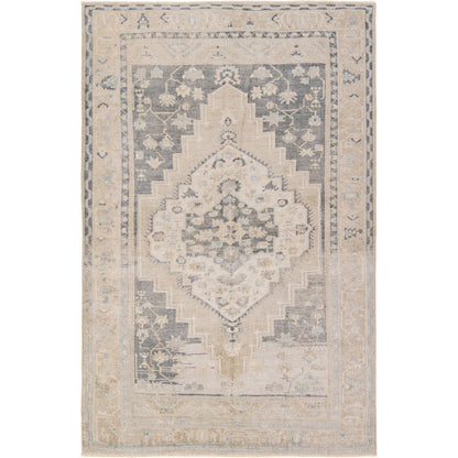 Lumal LML02 Rug by Jaipur Living in navy, light green. Made from 100% polyester in a unique style.