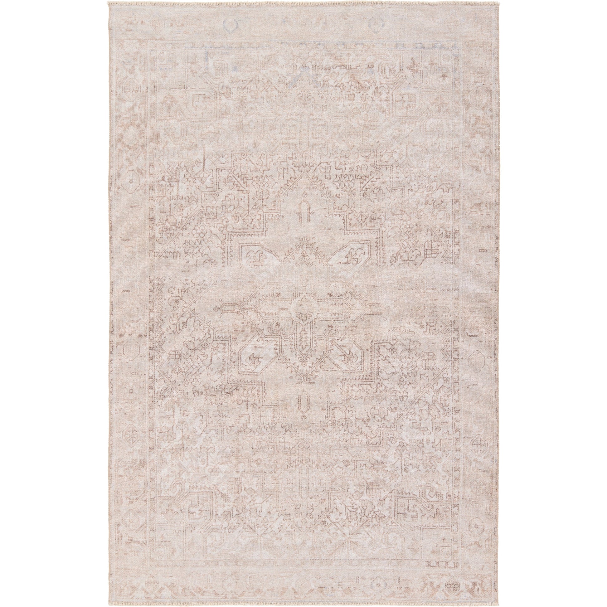 Lumal Tymabe Rug by Vibe by Jaipur Living in tan, cream. Made from 100% polyester in a unique style.