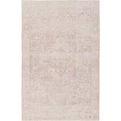 Lumal Tymabe Rug by Vibe by Jaipur Living in tan, cream. Made from 100% polyester in a unique style.