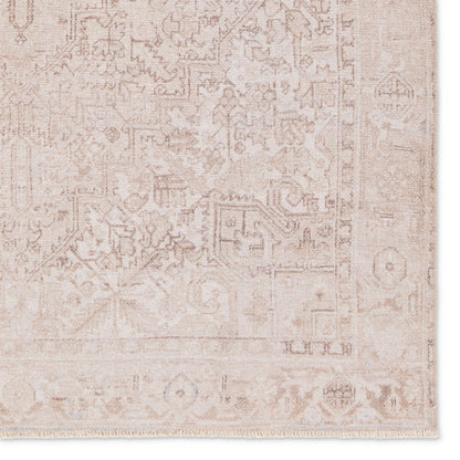 Lumal Tymabe Rug by Vibe by Jaipur Living in tan, cream. Made from 100% polyester in a unique style.
