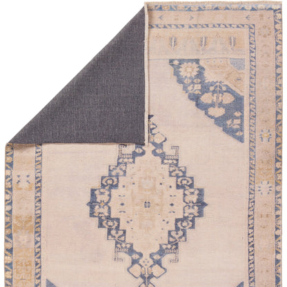 Lumal Debolo Rug by Vibe by Jaipur Living in tan, blue. Made from 100% polyester in a unique style.