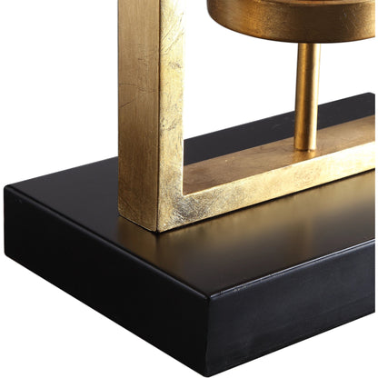 Cielo Staggered Rectangles Floor Lamp by Uttermost. Made from steel, glass in a transitional style.