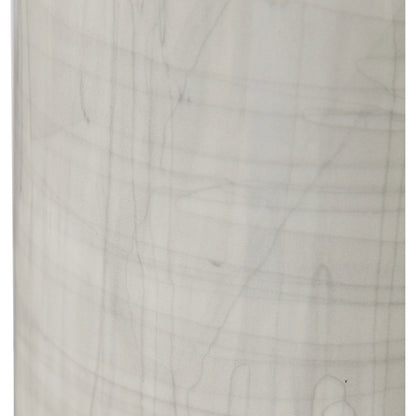Zesiro Table Lamp by Uttermost in beige. Made from ceramic, crystal, fabric, steel in a modern style.