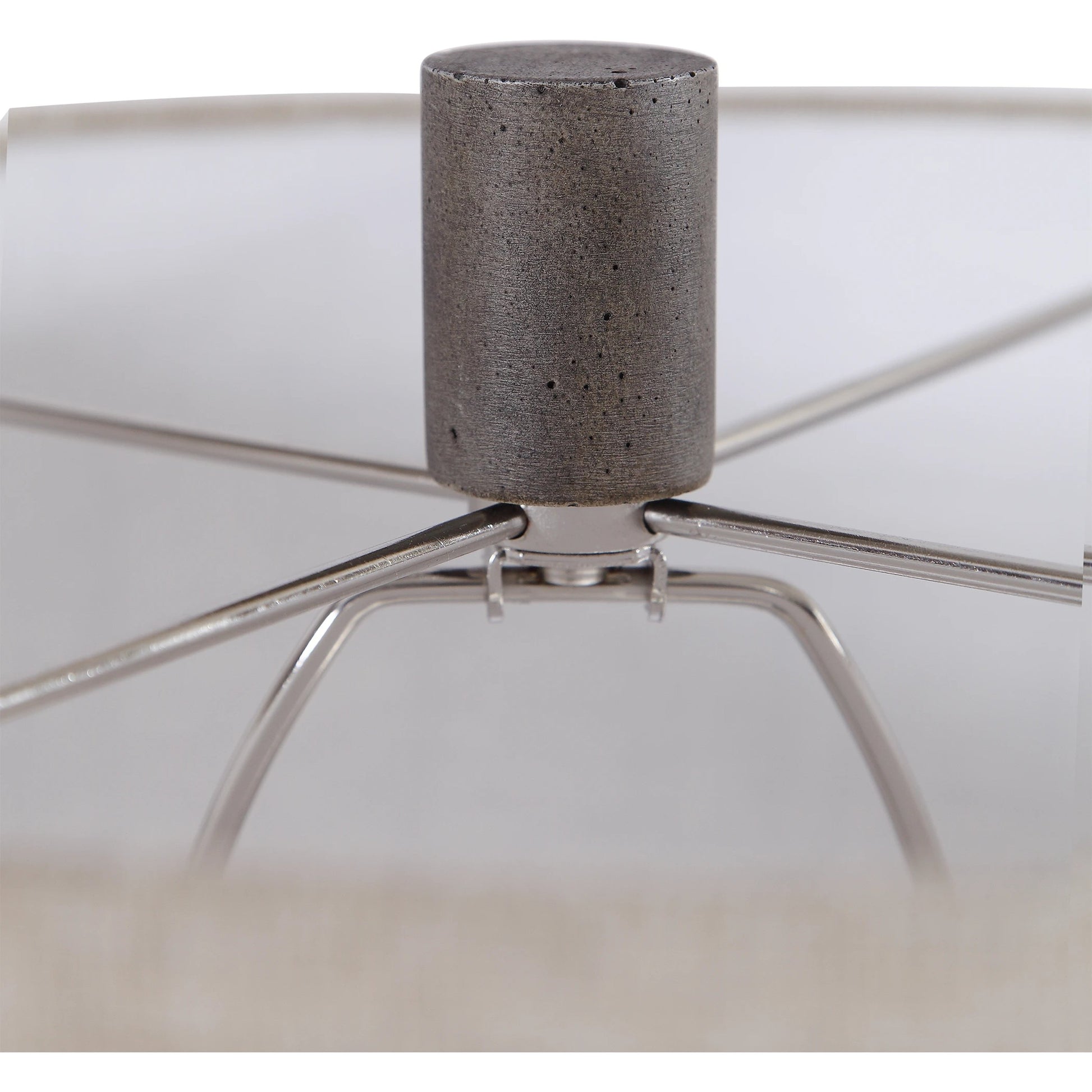 Pelia Table Lamp by Uttermost in aqua. Made from ceramic, resin, fabric in a coastal style.