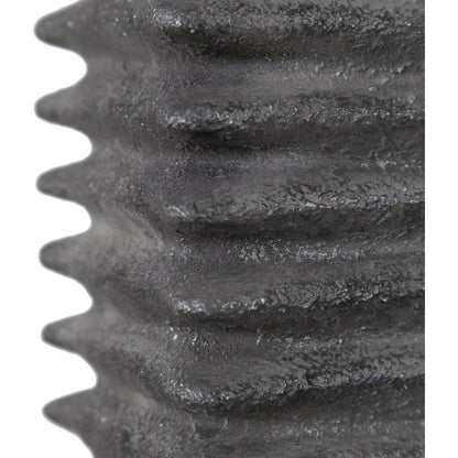 Sanderson Table Lamp by Uttermost in charcoal. Made from ceramic, steel, fabric in a rustic style.