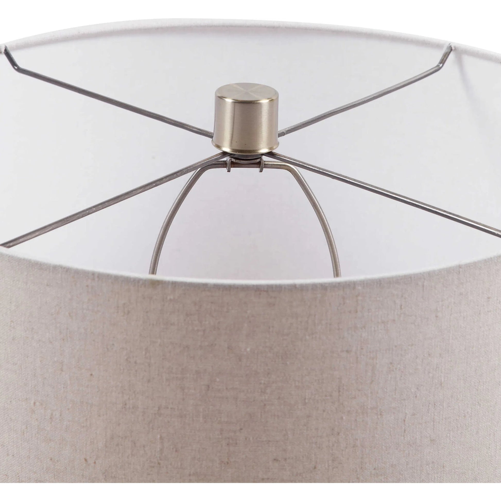 Callais Crackled Table Lamp by Uttermost in aqua. Made from ceramic, metal in a modern style.