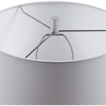 Montauk Striped Table Lamp by Uttermost. Made from ceramic, steel, fabric in a coastal style.