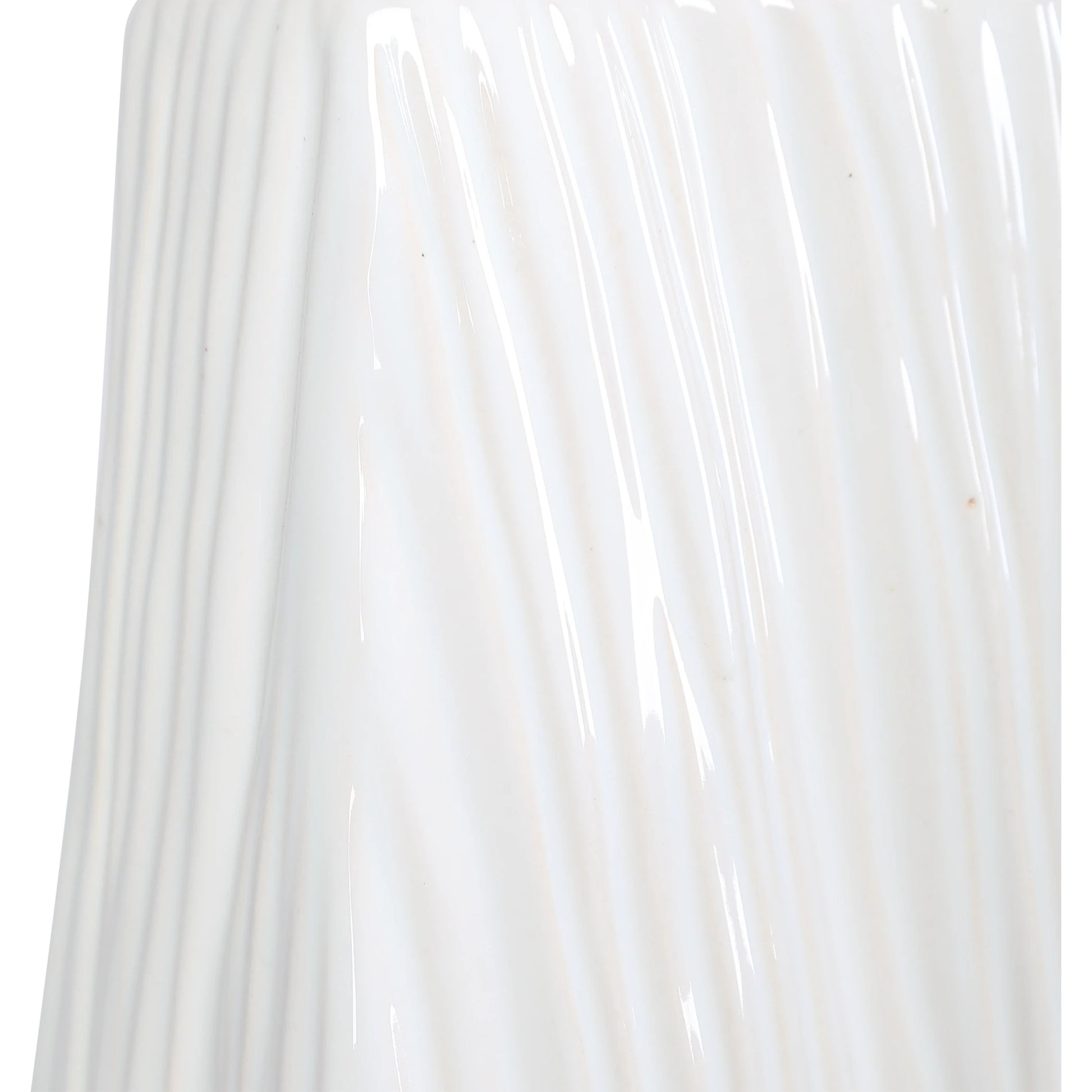 Sycamore Table Lamp by Uttermost in white. Made from ceramic, iron, fabric in a transitional style.