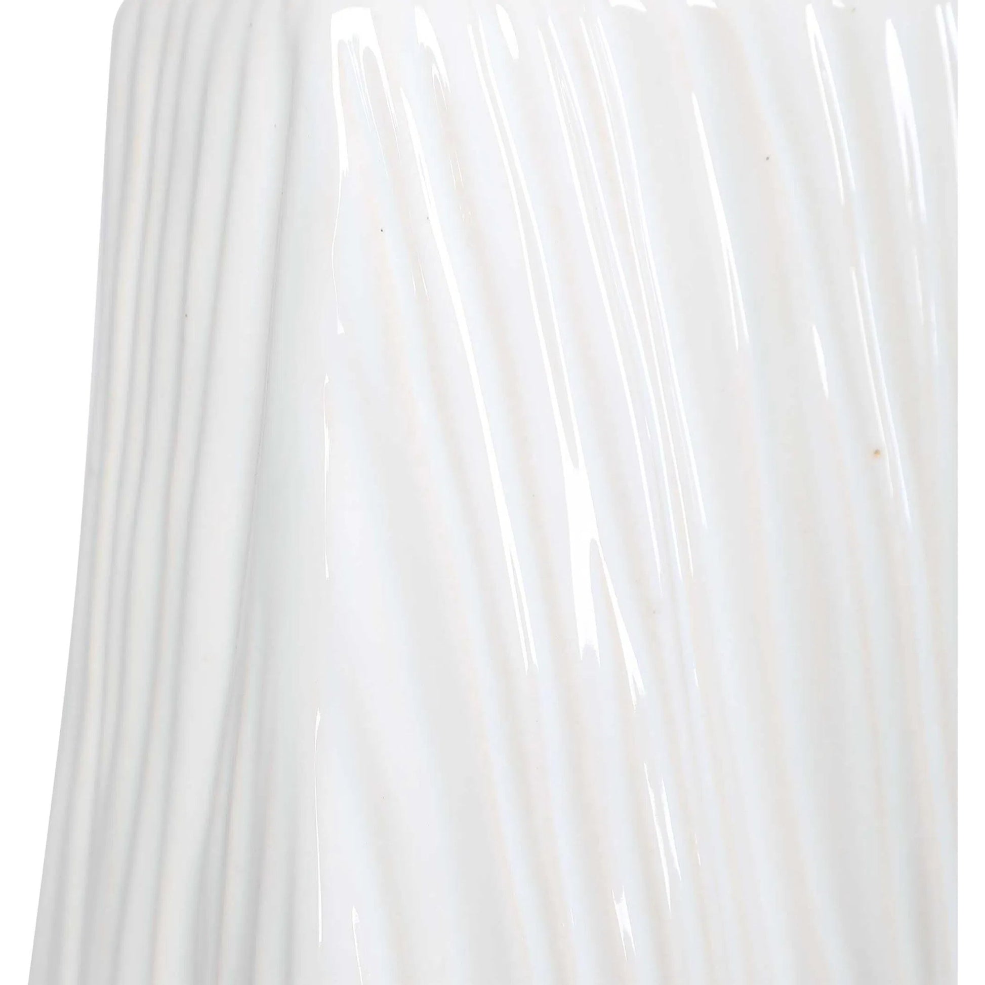 Sycamore Table Lamp by Uttermost in white. Made from ceramic, iron, fabric in a transitional style.