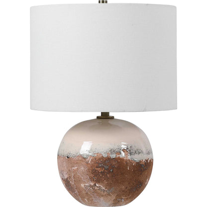 Durango Accent Lamp by Uttermost. Made from ceramic, iron in a modern style.