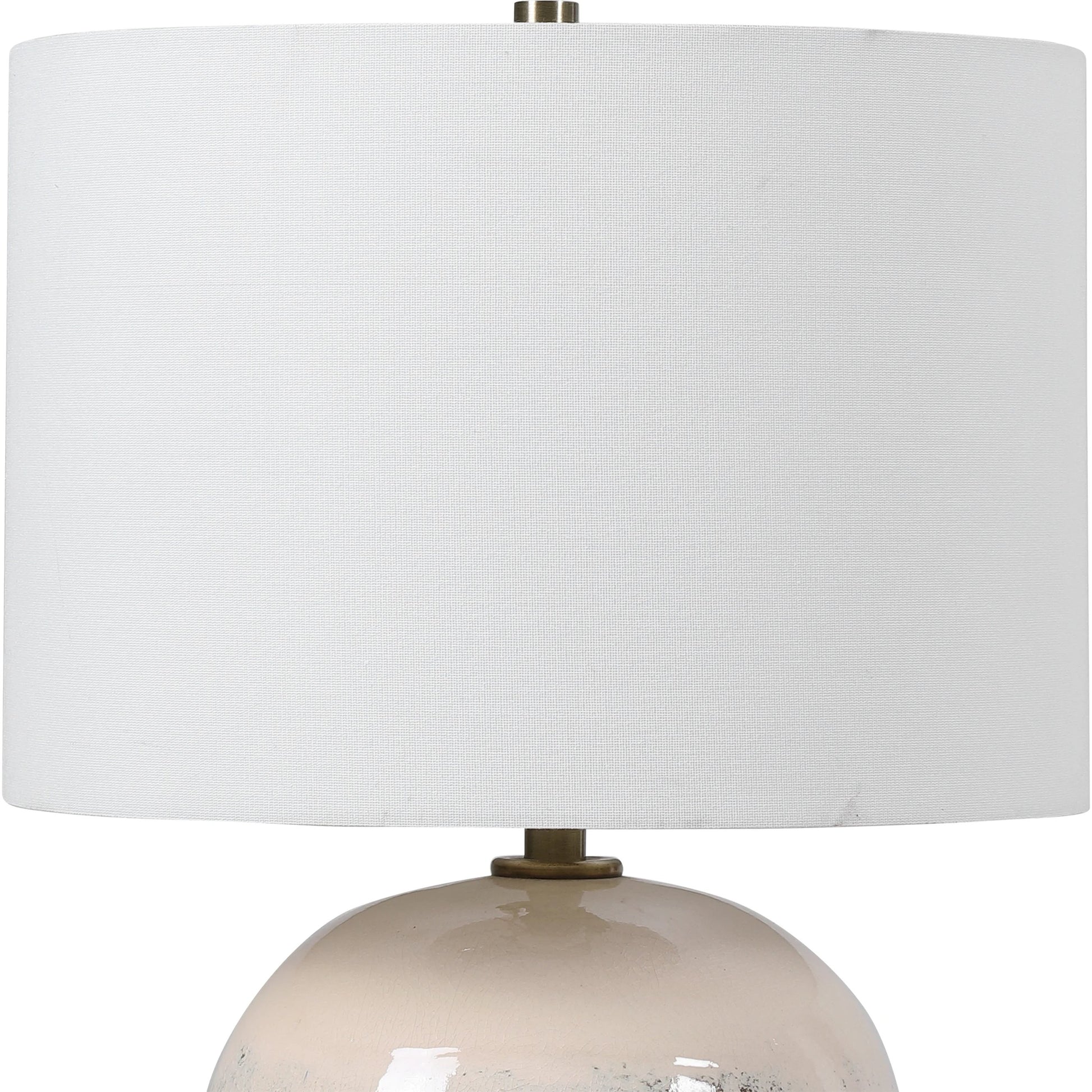 Durango Accent Lamp by Uttermost. Made from ceramic, iron in a modern style.