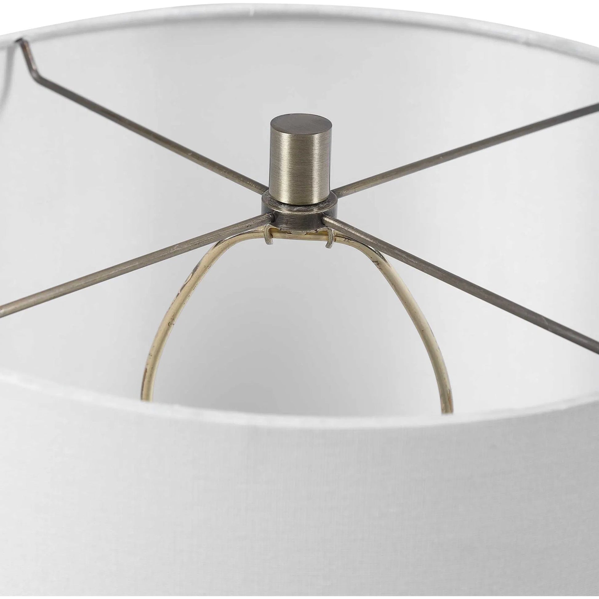 Durango Accent Lamp by Uttermost. Made from ceramic, iron in a modern style.