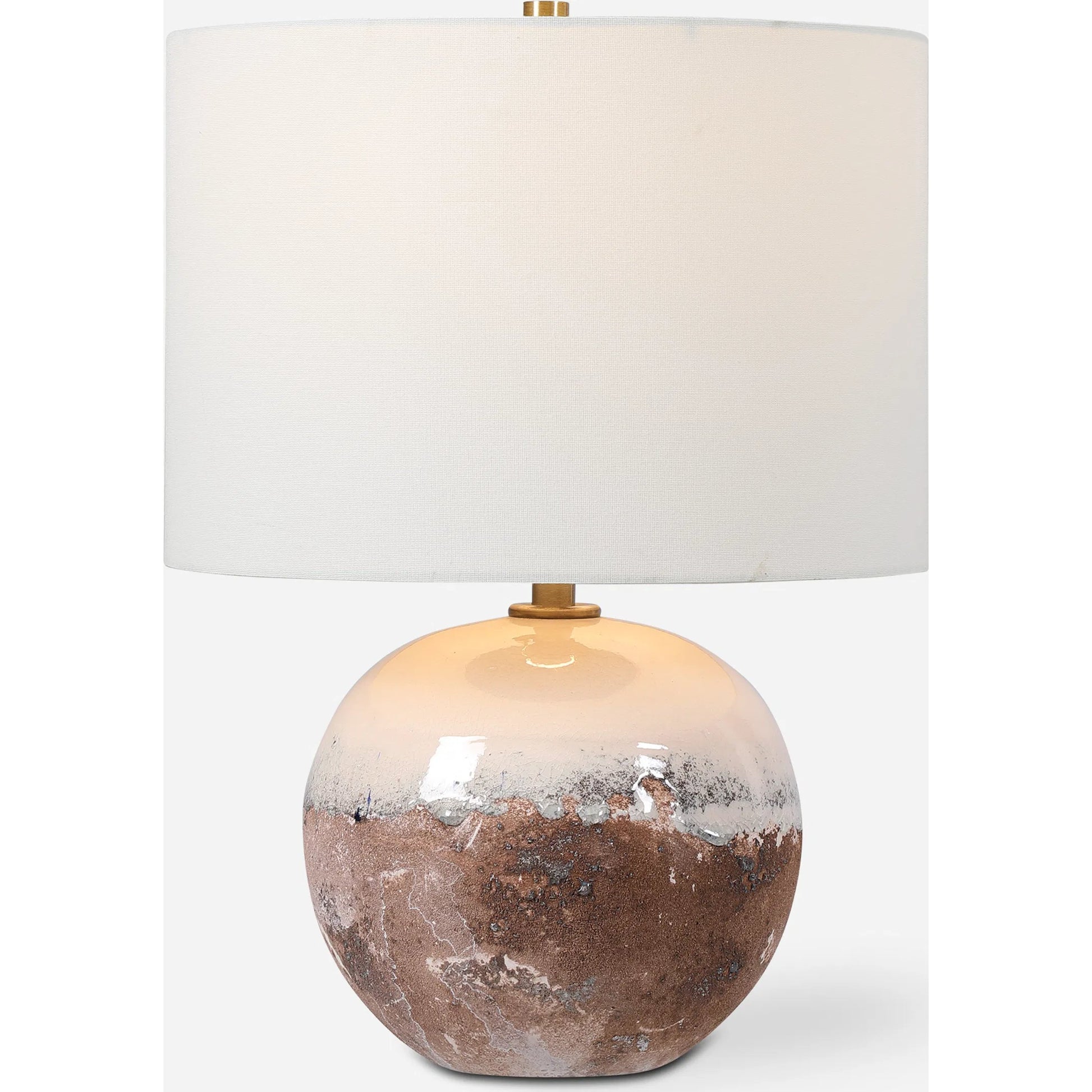 Durango Accent Lamp by Uttermost. Made from ceramic, iron in a modern style.