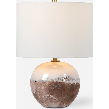 Durango Accent Lamp by Uttermost. Made from ceramic, iron in a modern style.