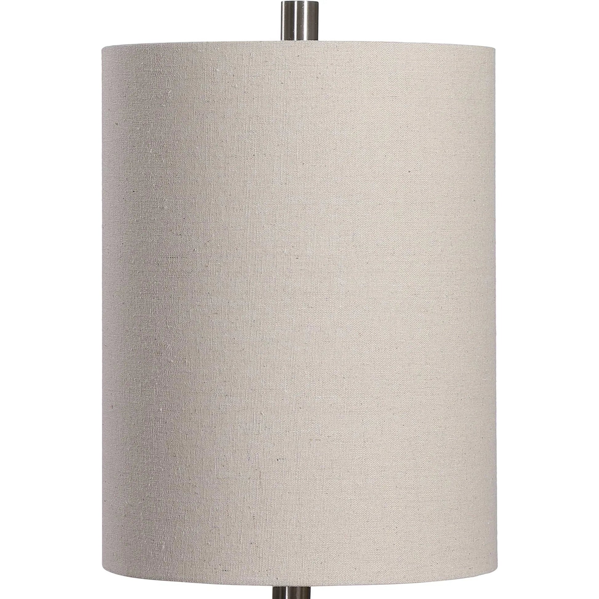 Stevens Buffet Lamp by Uttermost in wood. Made from polyester, steel in a modern style.