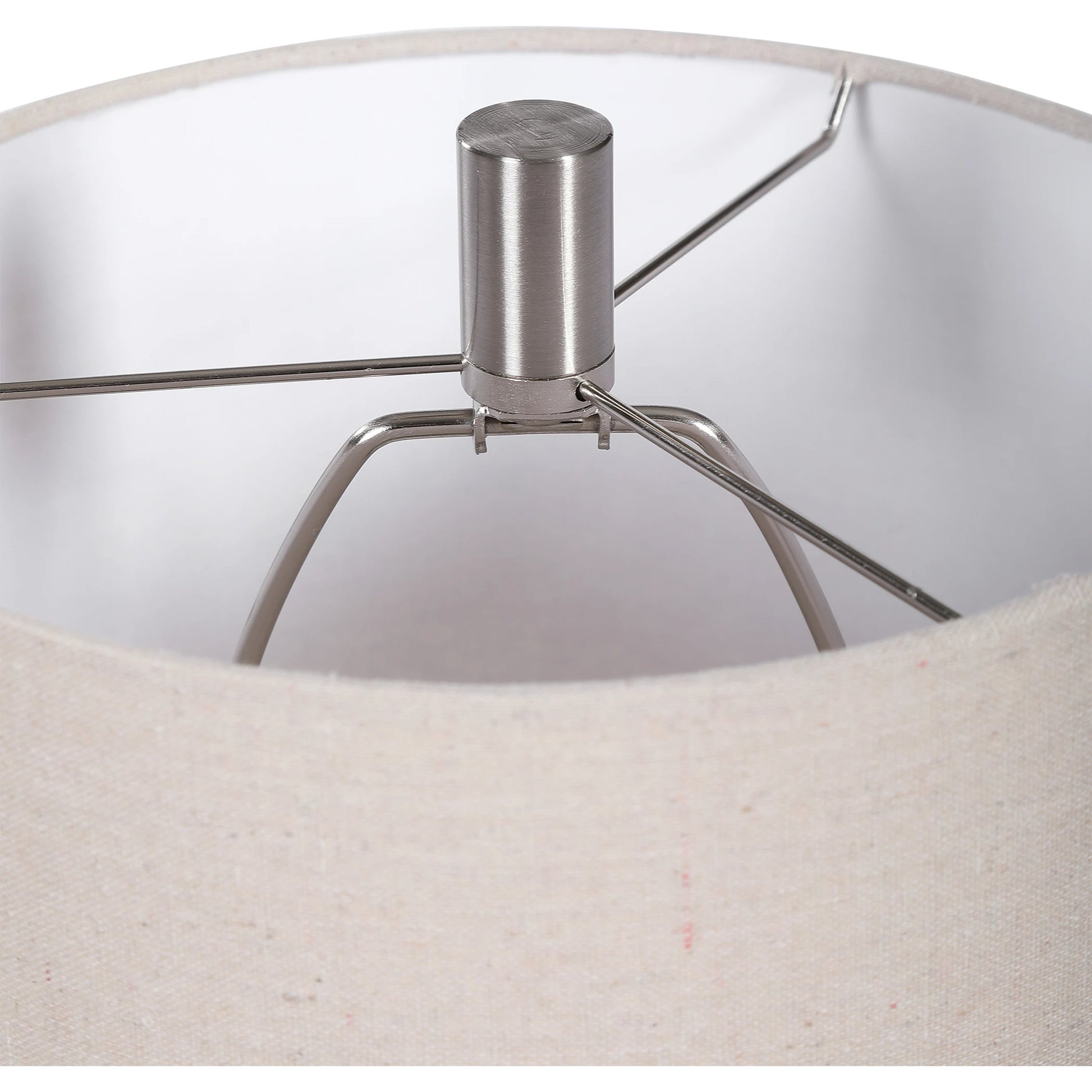 Stevens Buffet Lamp by Uttermost in wood. Made from polyester, steel in a modern style.