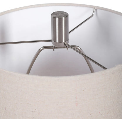 Stevens Buffet Lamp by Uttermost in wood. Made from polyester, steel in a modern style.