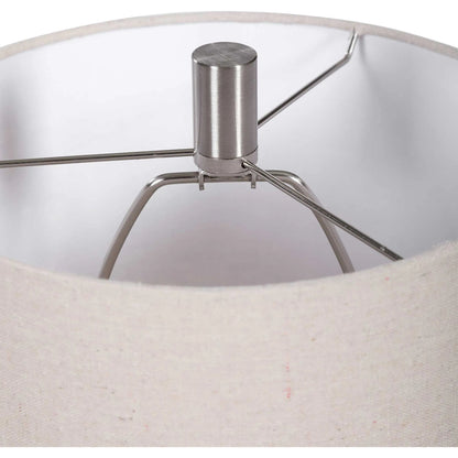 Stevens Buffet Lamp by Uttermost in wood. Made from polyester, steel in a modern style.