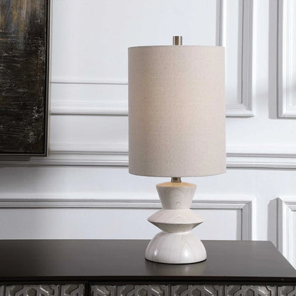 Stevens Buffet Lamp by Uttermost in wood. Made from polyester, steel in a modern style.