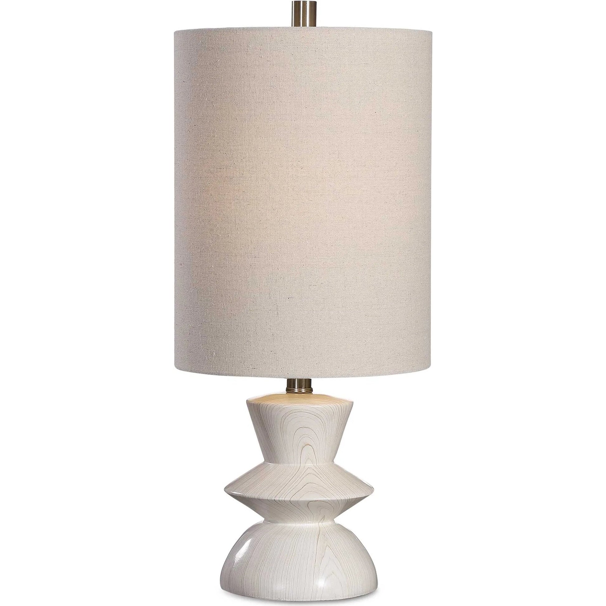 Stevens Buffet Lamp by Uttermost in wood. Made from polyester, steel in a modern style.