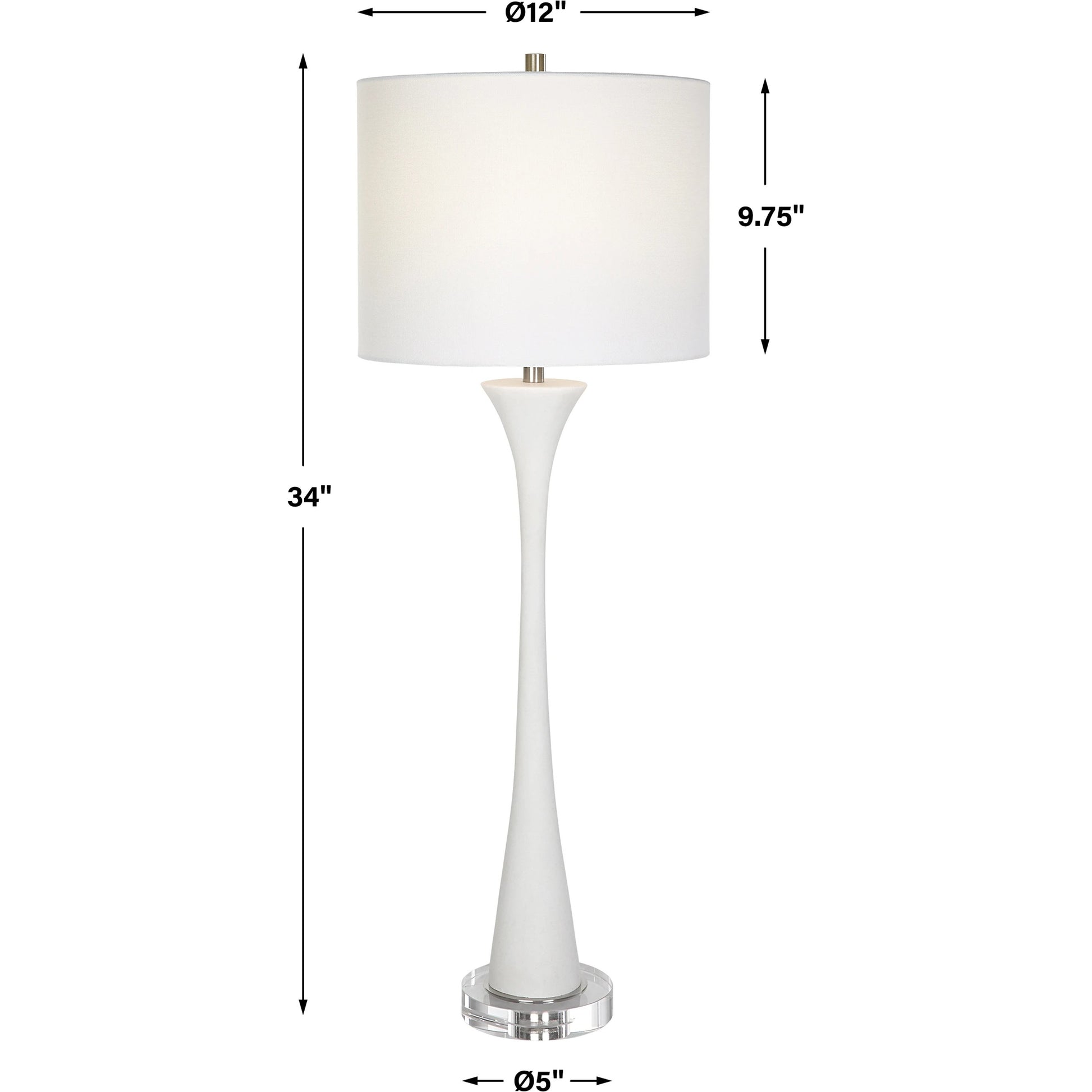 Fountain Buffet Lamp by Uttermost. Made from unique in a modern style.